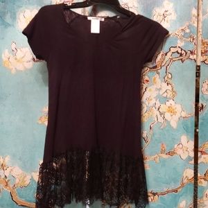 Top with Lacy scalloped bottom.